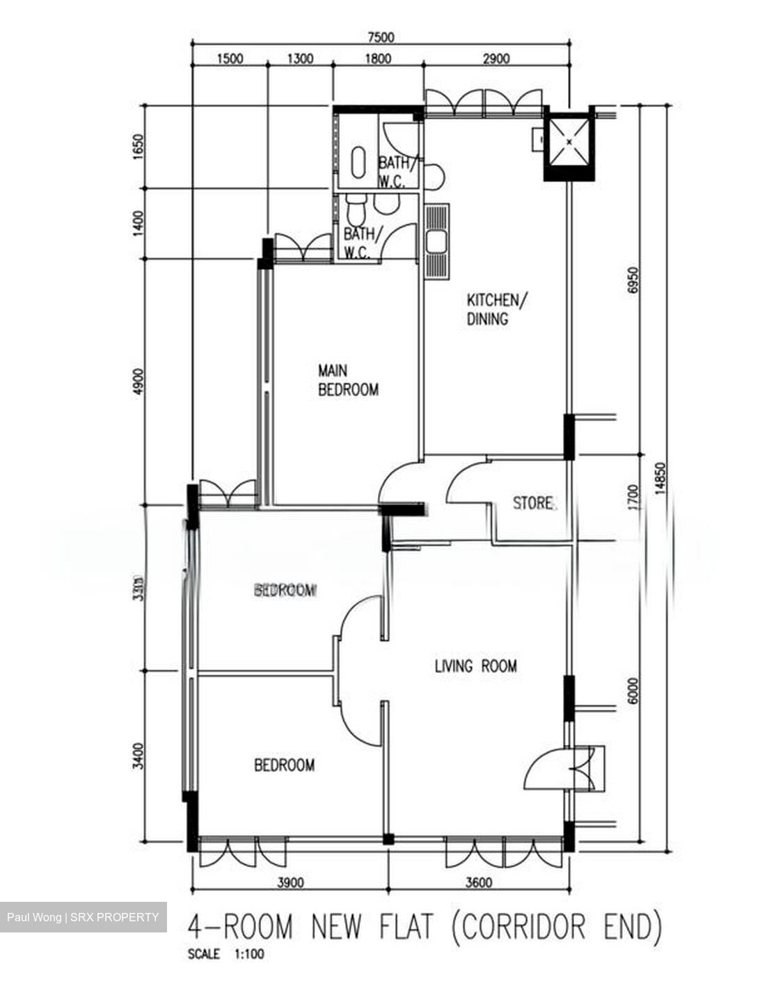 Blk 328 Clementi Avenue 2 (Clementi), HDB 4 Rooms #598240301